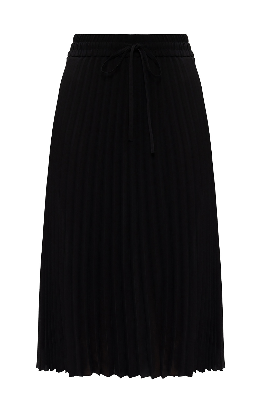 Valentino black shop pleated skirt